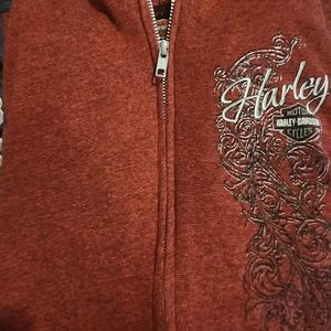 Light zip up hoodie
